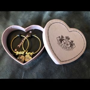 Juicy Couture hoop earrings